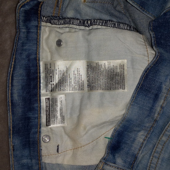 Levi 505 waste American flag shorts custom made. - Picture 9 of 9